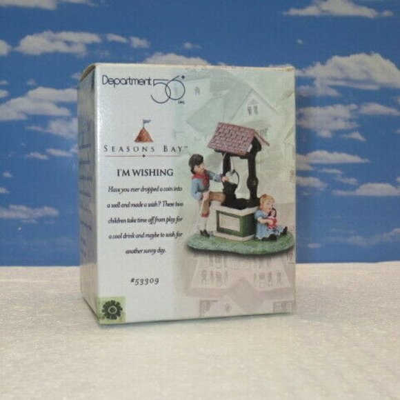 𝅺DEPT 56 Seasons Bay - I'm Wishing in box - Picture 2 of 2